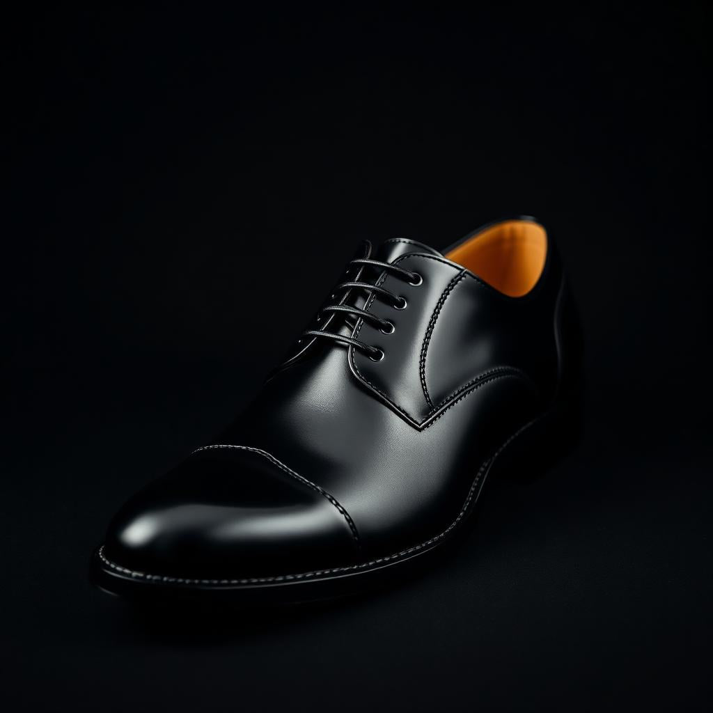 NFC Leather Formal - black calfskin oxford