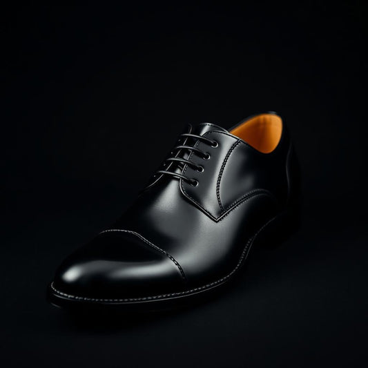 NFC Leather Formal - black calfskin oxford