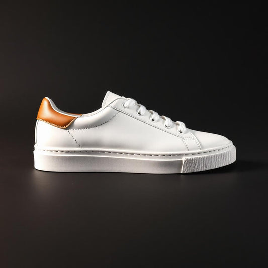 NFC White Sneakers - minimal white leather low-top